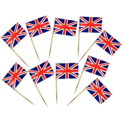 Wielka Brytania flaga Wykałaczki z flagą pikery